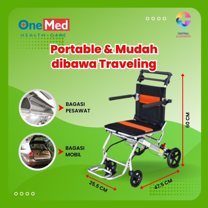 Kursi Roda Travelling Onemed FS 800 L Central Alkesindo