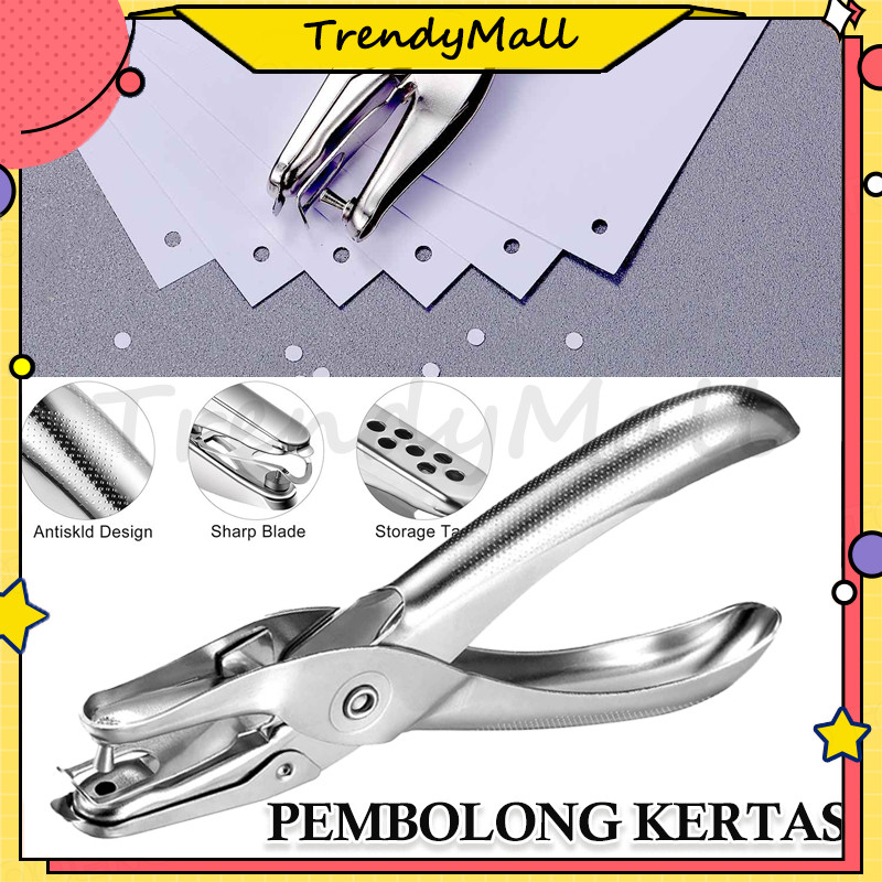 

3mm dan 6mm Hole Puncher / Pembolong Kertas/perferator pembolong/one hole punch puncher plong 1 satu lubang