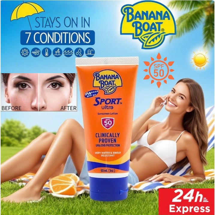 Banana Boat Sport Sunscreen SPF50+ PA+++ 90ml/Banana Boat Sunscreen