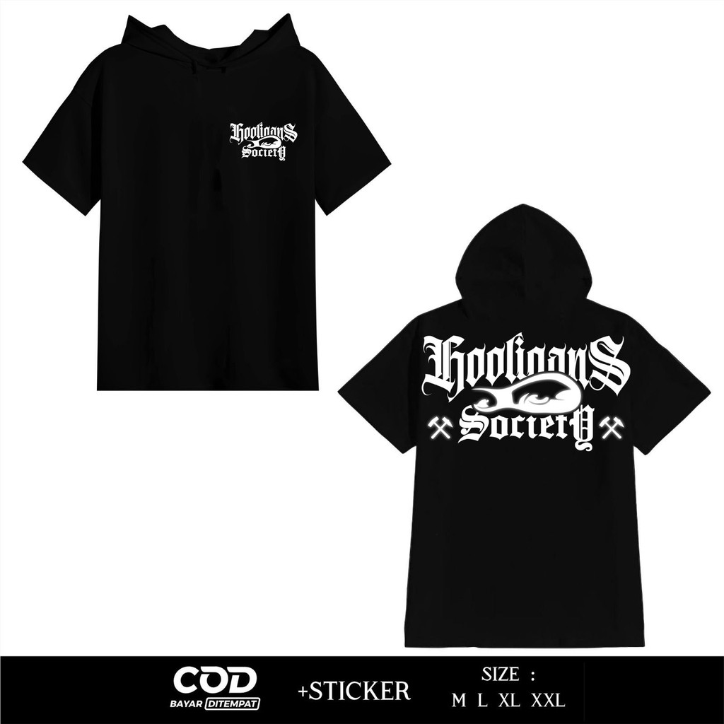 Ts-HOODIE NETRAL MENYALA HOOLIGANS SOCIETY TS HOODIE DISTRO NETRAL - TS HOODIE NETRAL MENYALA TERBAR