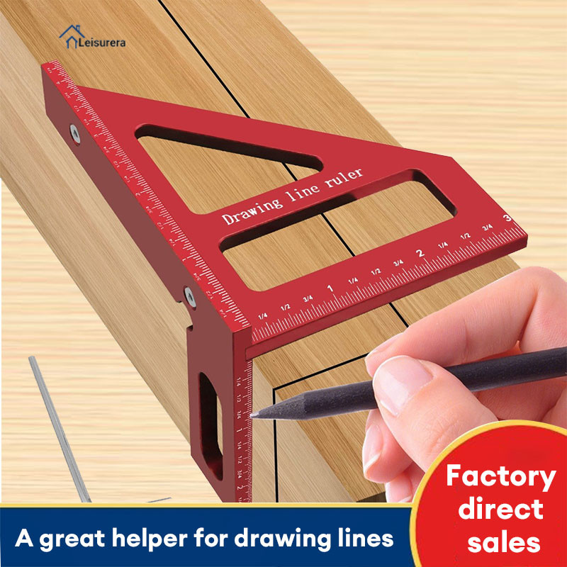 Penggaris Siku Segitiga Penggaris Siku Aluminium Serbaguna Penggaris Segitiga Siku Penggaris Woodwor