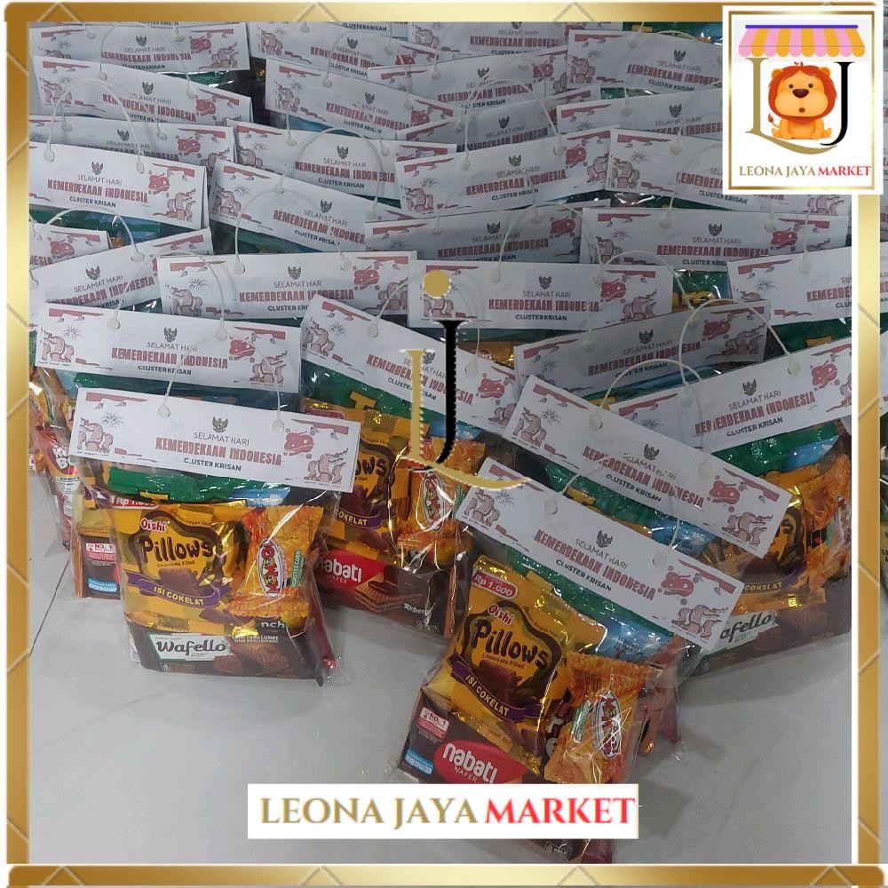 

LJ MARKET PAKET SNACK KEMERDEKAAN BINGKISAN HUT RI SNACK 17 AGUSTUSAN