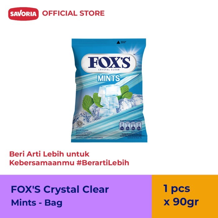 

FOX'S Mints Bag - Permen Mint 90g