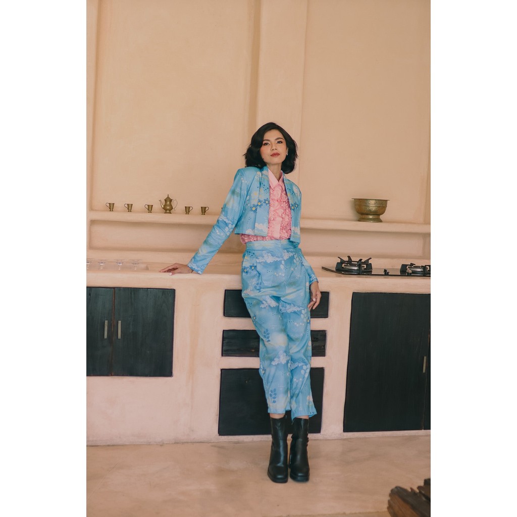 Calla The Label - Calla x Adinia Pants in Blue.