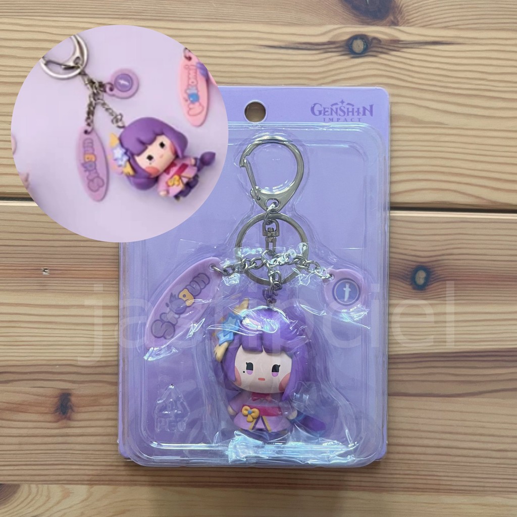 LineFriends Genshin Minini Figure Keychain Shogun
