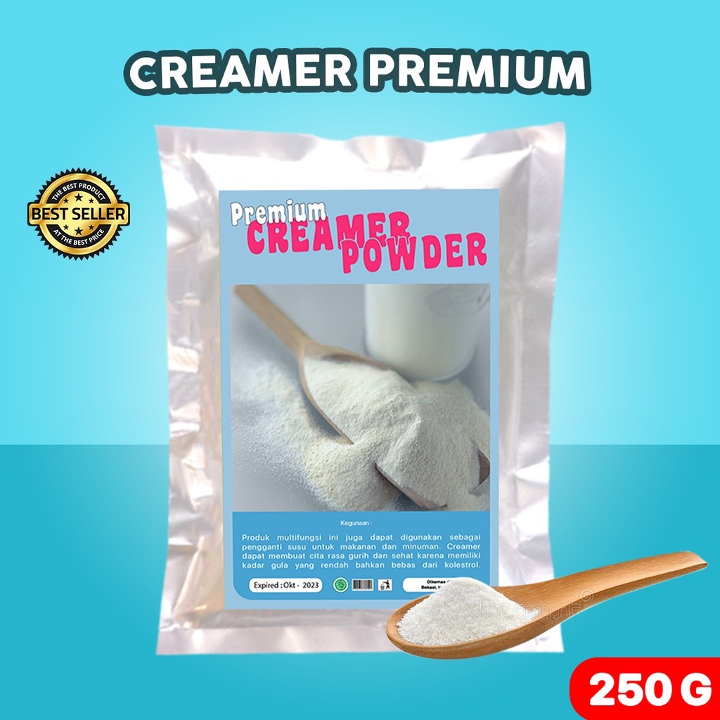 

CREAMER BUBUK PREMIUM / KRIMER BUBUK 250GR / CREAMER NON DIARY / BUBUK KRIMER PREMIUM /CREAMER PREMIUM 250g