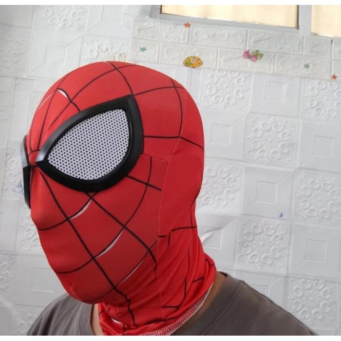 Topeng Spiderman Terbaru Bahan Bagus dan berkualitas / Spiderman Mask - BLACK