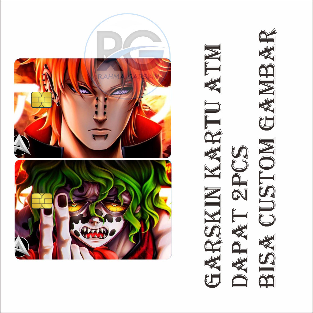 

BISA COD SKIN STIKER KARTU ATM BISA CUSTOM DAPAT 2PCS HOTS