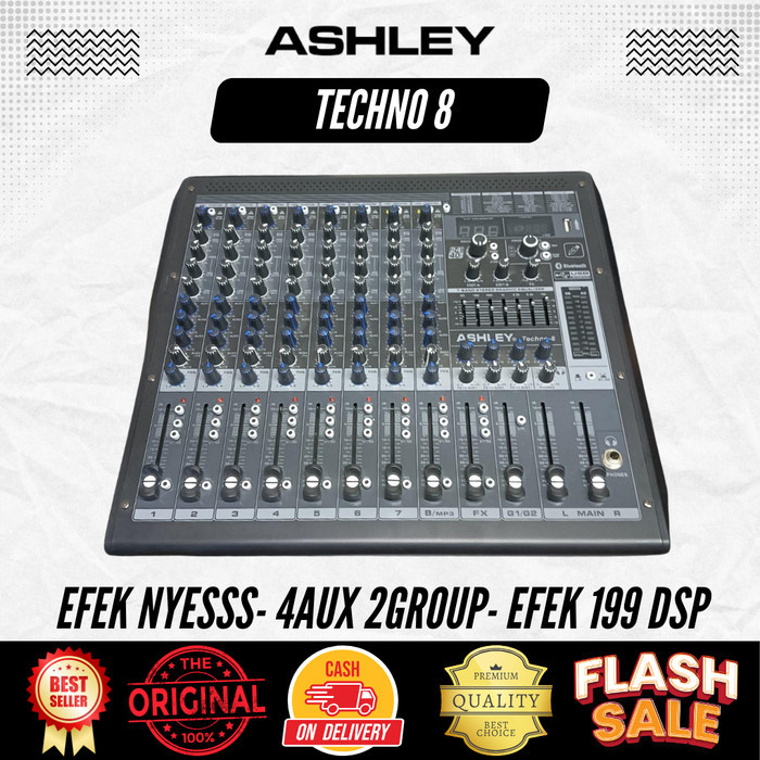 Mixer 8 Channel Ashley Techno 8