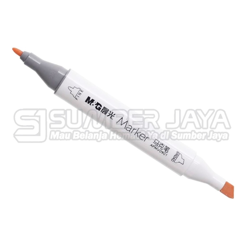 

Spidol Warna Twin Tip Marker M&G APMV0901 Isi 24 Warna
