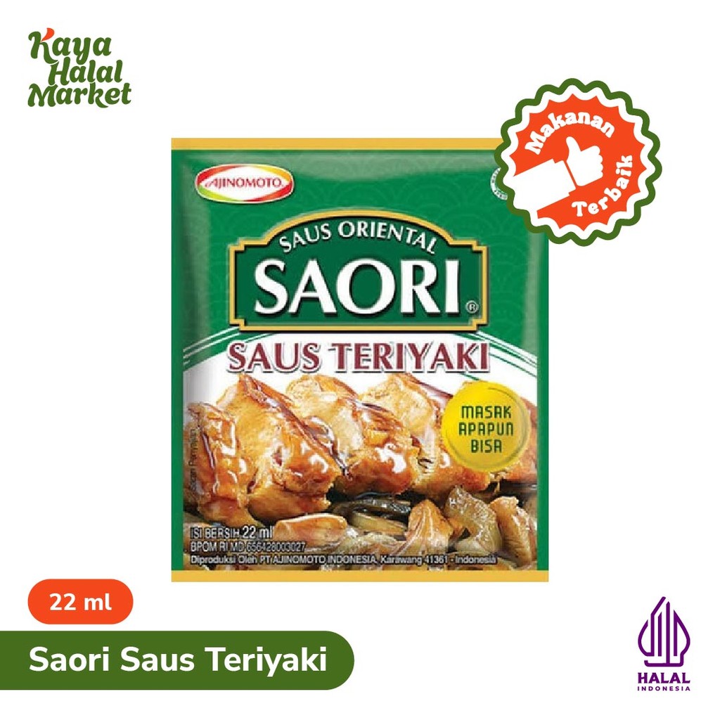 

Saori Saus Teriyaki 10 Sachet X 22 ml Bumbu Kaya Halal Market