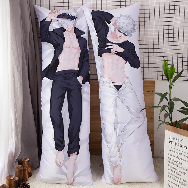 Jujutsu Kaisen Cushion Dakimakura Pillowcase Hugging Body Pillow Sexy Japanese Anime Boyfriend Pillo