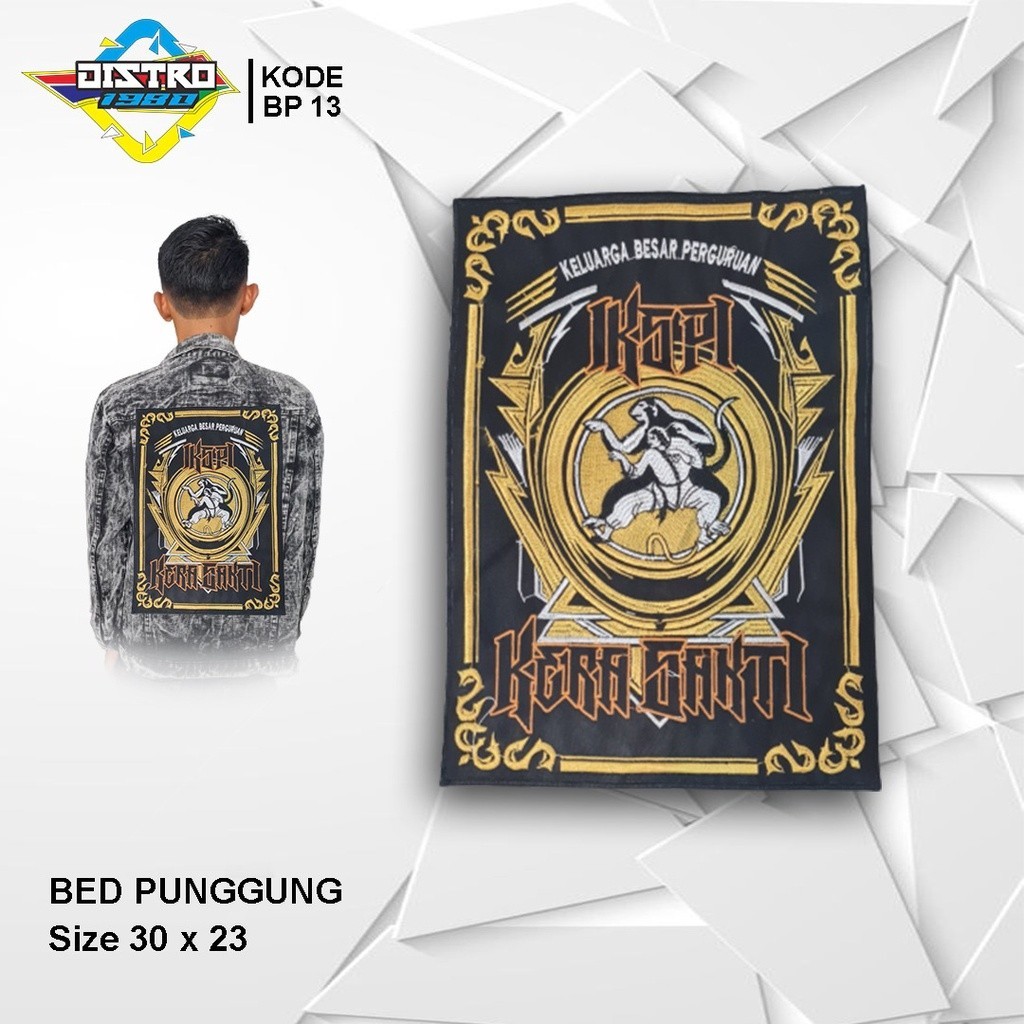 BED PUNGGUNG BORDIR KERA SAKTI BP 13 By IKSPI Merch