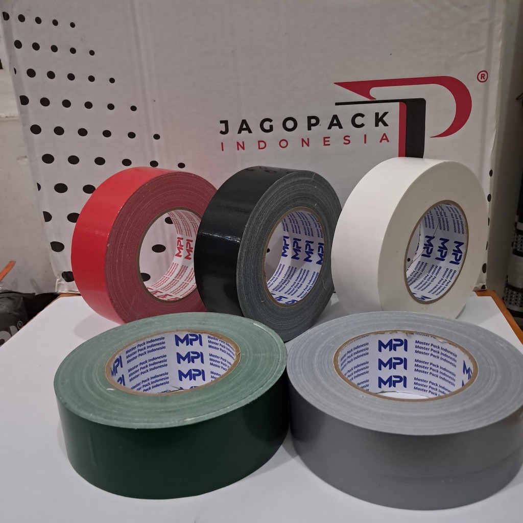 

Lakban Kain MPI 2 INCH x 40 Meter MPI - Cloth Tape Silver 40M