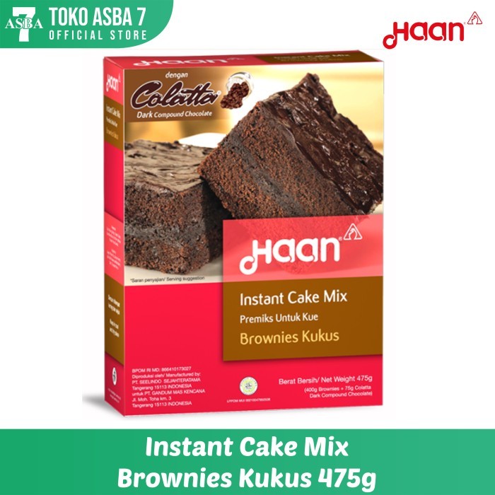 

HAAN BROWNIES KUKUS MIX COLLATA 475GR