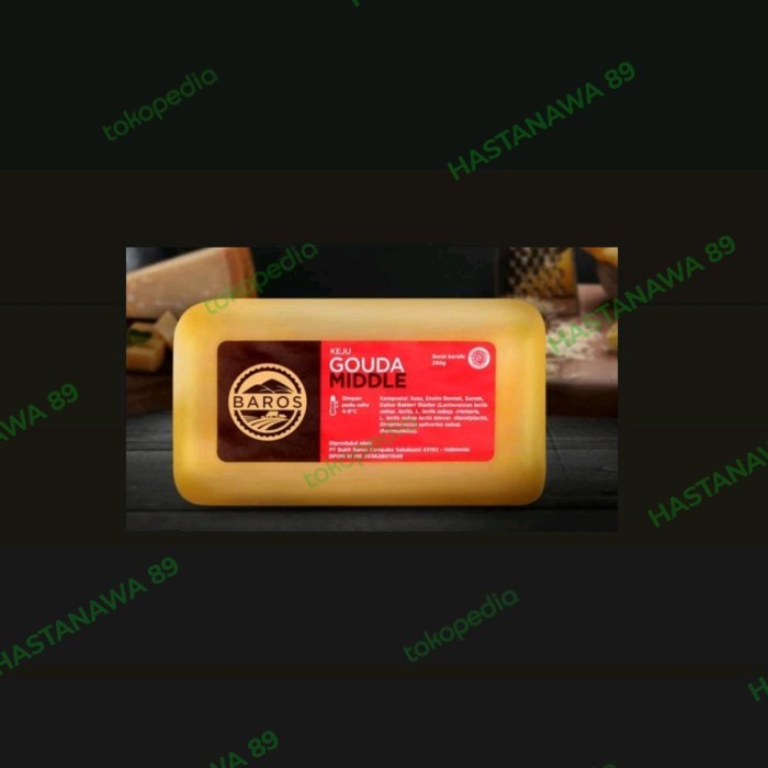 

[Promo] Keju Gouda Middle - potongan 250gr