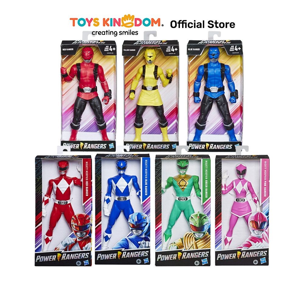 Toys Kingdom Power Rangers 9.5 inci Action Figure Random Action Figur Mainan Koleksi Hero Miniature 