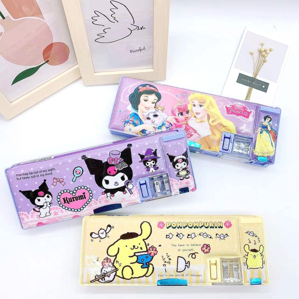 

SS KOTAK PENSIL MAGNET + RAUTAN MOTIF KARTUN KAWAII / TEMPAT PENSIL KARAKTER KARTUN JEPANG