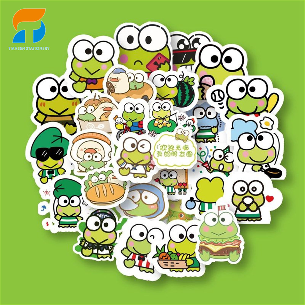 

80pcs stiker Katak Bermata Besar yang Lucu DIY untuk Komputer, Washi, Scrapbooking, Laptop, Alat Tulis, Seni, dan Kerajinan.