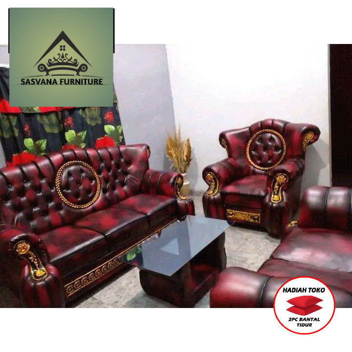 (FREE BANTAL TIDUR) (COD) Sofa jaguar resin 321 jumbo sofa harga pabrik SASVANA FURNITURE
