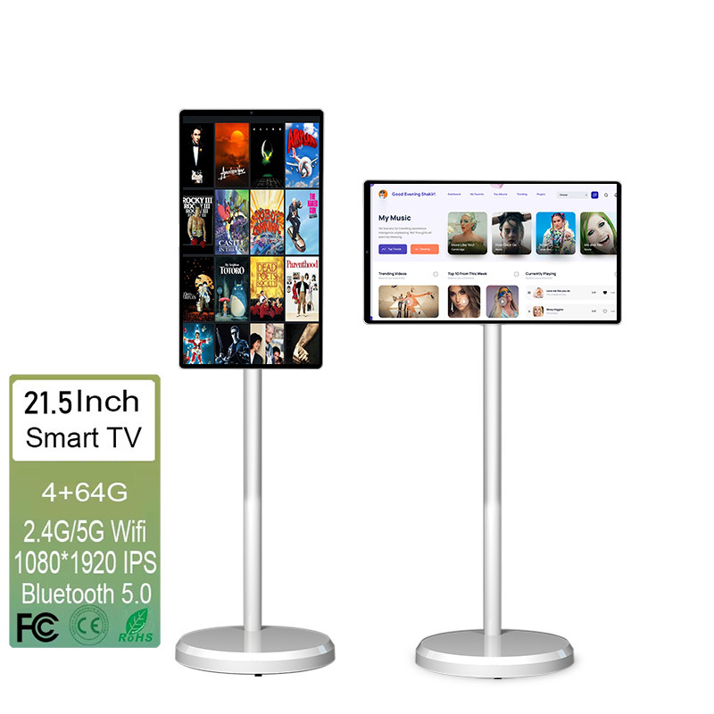 21.5 Inch Touch Screen Tv Hd Camera Android 12 System Flat Screen Television Outdoor Smart Tv Portab