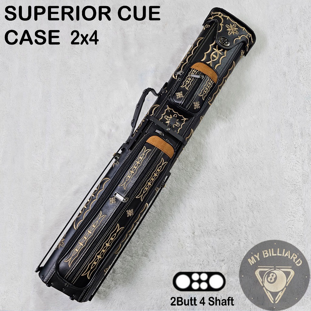 Superior Cue Case 2x4 - Hard Cue Case Stik Billiard 2B4S + leg stand billiar