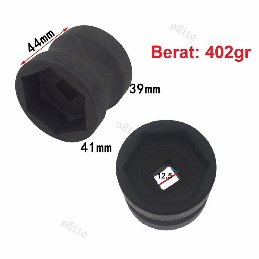 double socket impact 39 x 41 mata sok  cvt kunci shock 39 41 mm