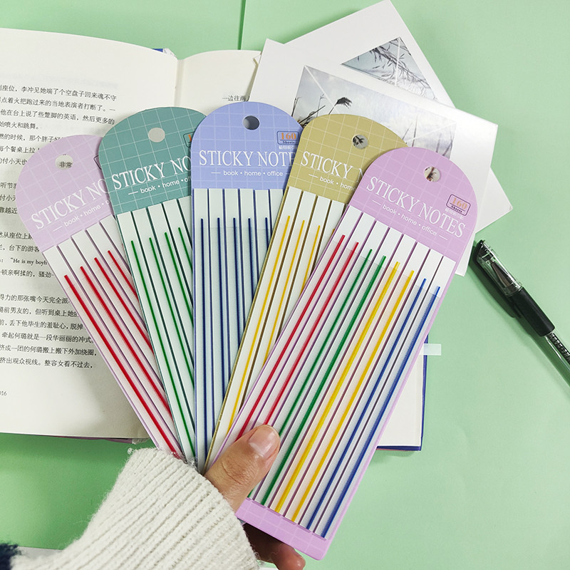 

KindFuny 800Sheets Stickers Transparent Bookmarkers Index Tabs Flags Sticky Note Stationery Tab Memo Pad School Posted It Office