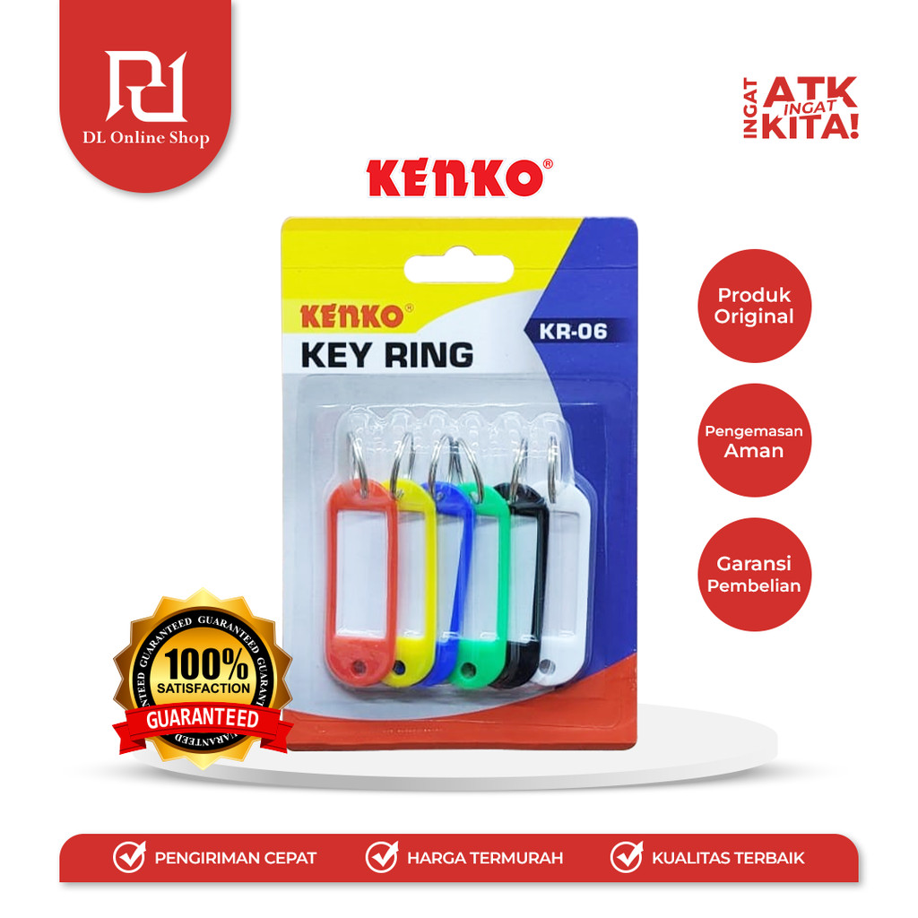 

KENKO GANTUNGAN KUNCI/ KEY RING KR-06 (1SET)