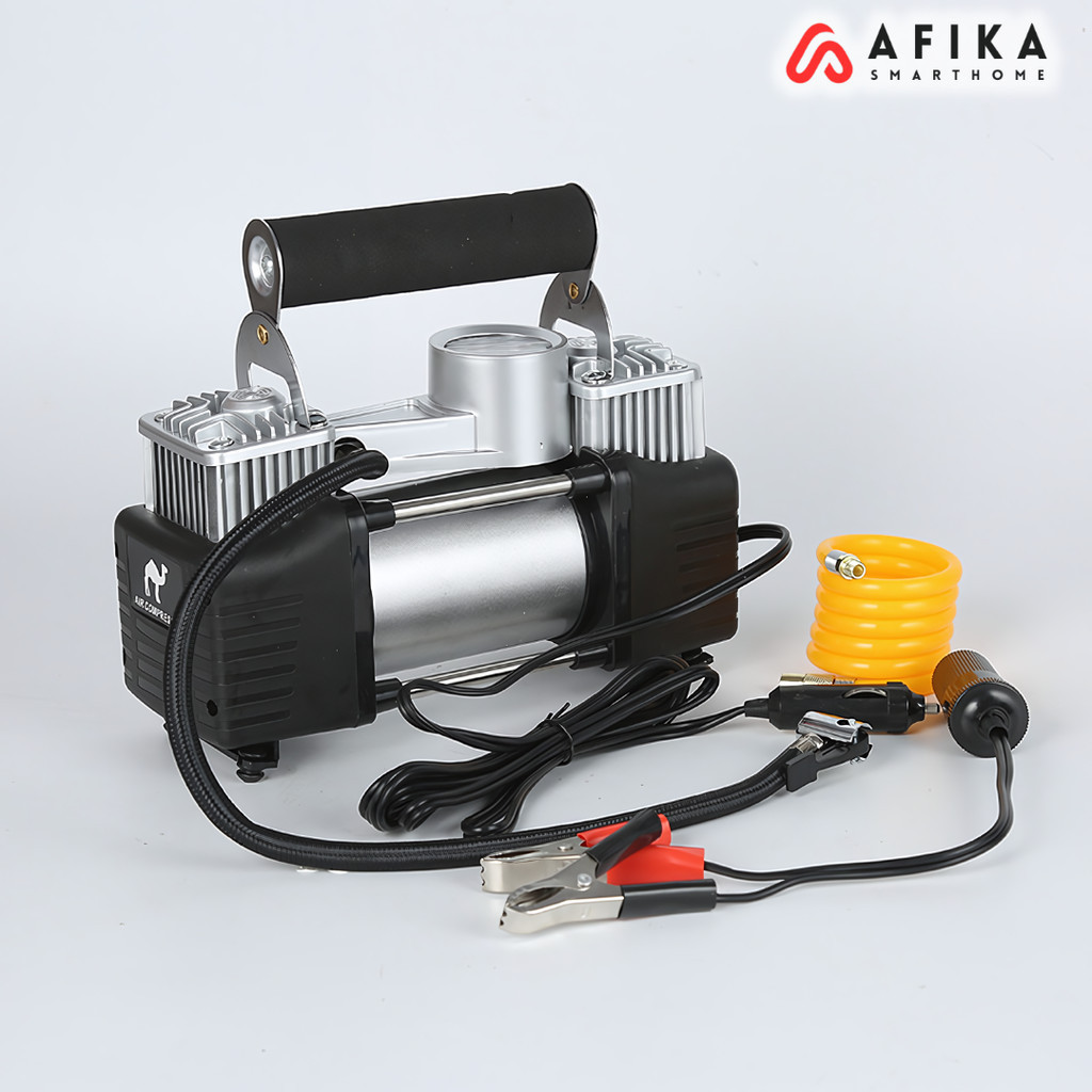 Pompa Ban Compressor Double Cylinder 12V 150 PSI - 628-4X4