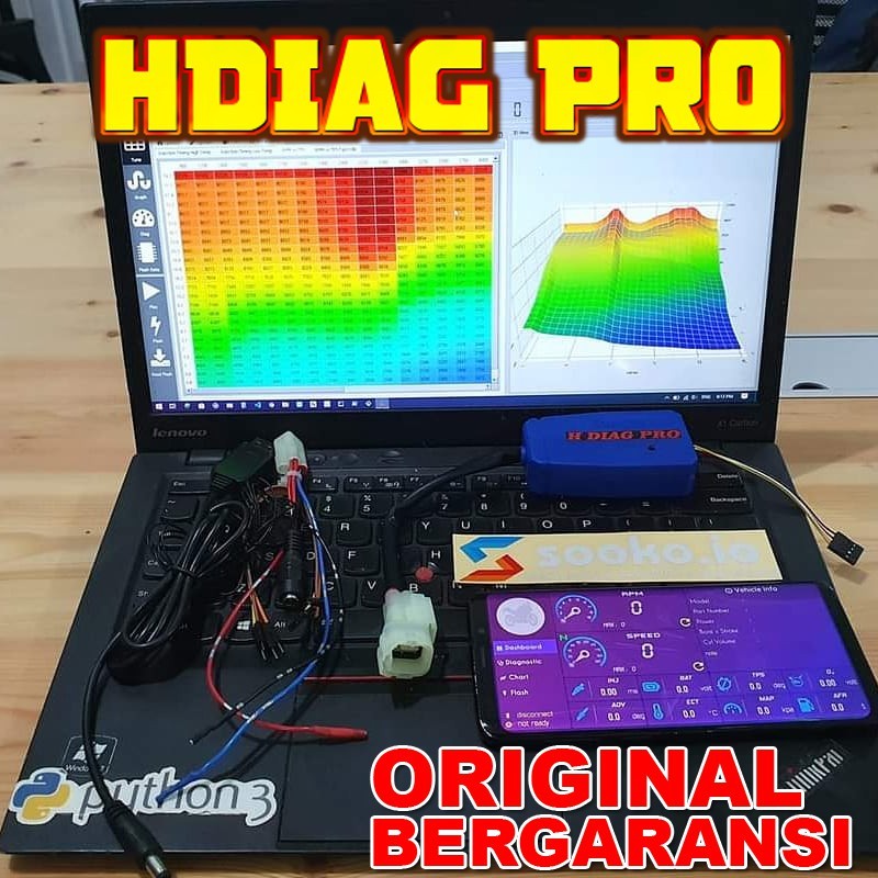 HDIAG PRO ALAT REMAP ECU SCANNER INJEKSI / REMAP HONDA / REMAP MOTOR HONDA / ALAT REMAP / H diag PRO