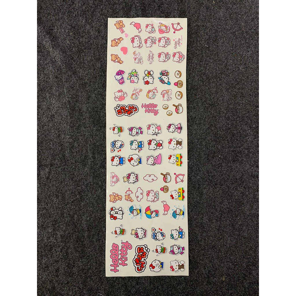 

65 PCS STICKER Hello Kitty BTS ANTI AIR Sticker Vynil (SUDAH TERPOTONG) UNTUK LAPTOP CASE TUMBLER KOPER HP STIKER Hello Kitty
