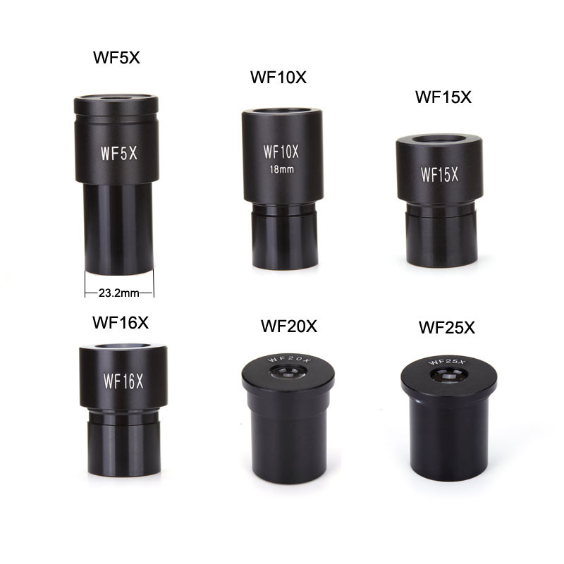 Biological Microscope Eyepiece WF5X WF10X WF15X WF16X WF20X WF25X Microscope Lens  Accessories Wide 