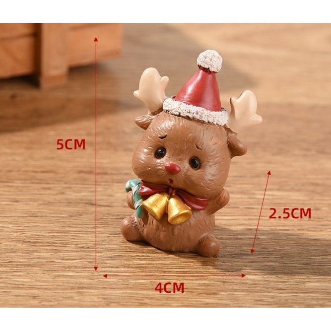 

Christmas Cute Figurine Decoration | Dekorasi Patung Natal Xmas - G. Deer