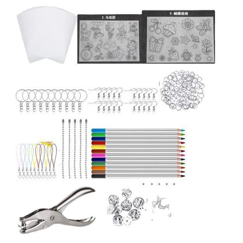 

Promo 10pcs DIY Shrinky Dink Plastic Heat Shrink Sheets 20*29cm kertas Heat Shrink 20*29cm DIY
