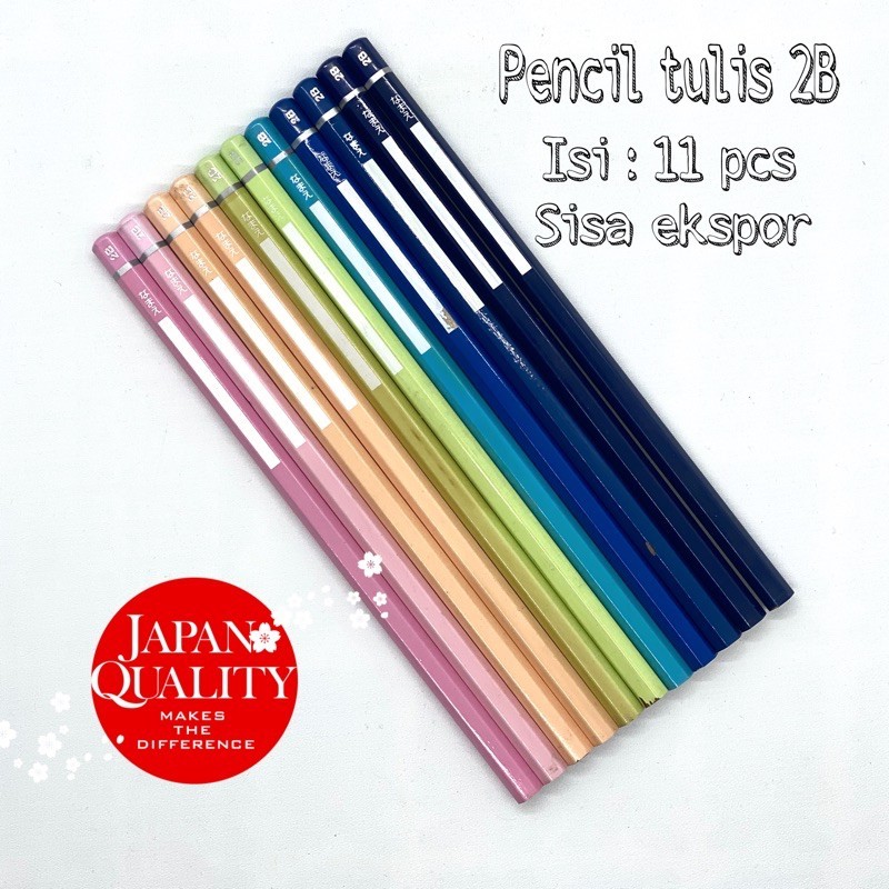 

Pensil tulis 2B Japan Quality 11 pcs TSB