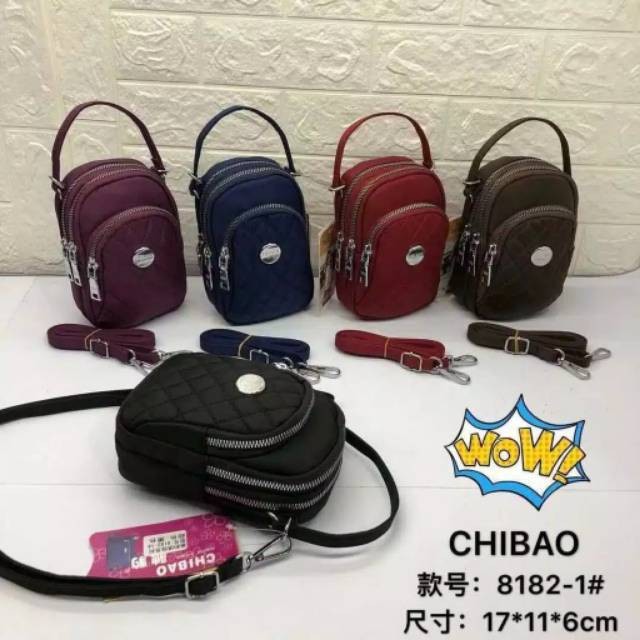 CHIBAO Tas Selempang HP CB 8182-8 Best Seller Logo Bulat