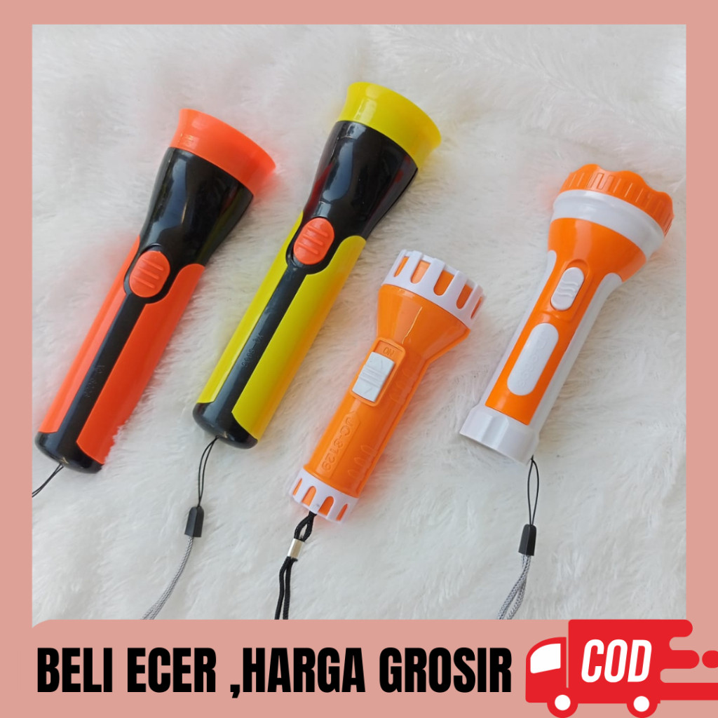 Cod Senter BESAR HITAM / Senter Camping Murah / Senter Kemah / Lampu