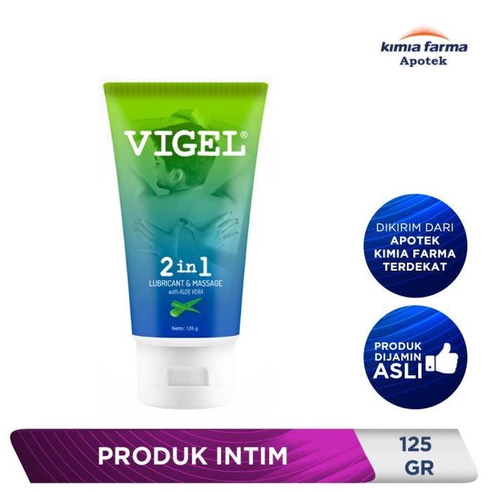 KFSALE VIGEL 2 IN 1 125 GR / PELUMAS LUBRIKAN / KIMIA FARMA