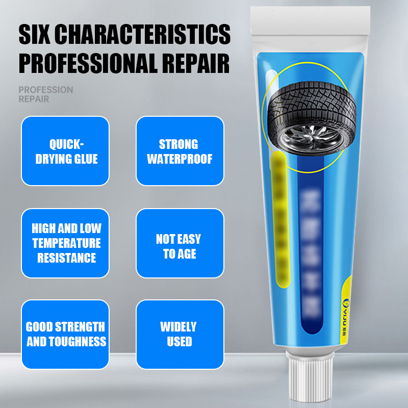 TUI 30ml Lem Tambal Ban Mobil Sepeda Motor Anti Bocor / Lem Ban Luar Mobil Sobek / Tire Glue Repair