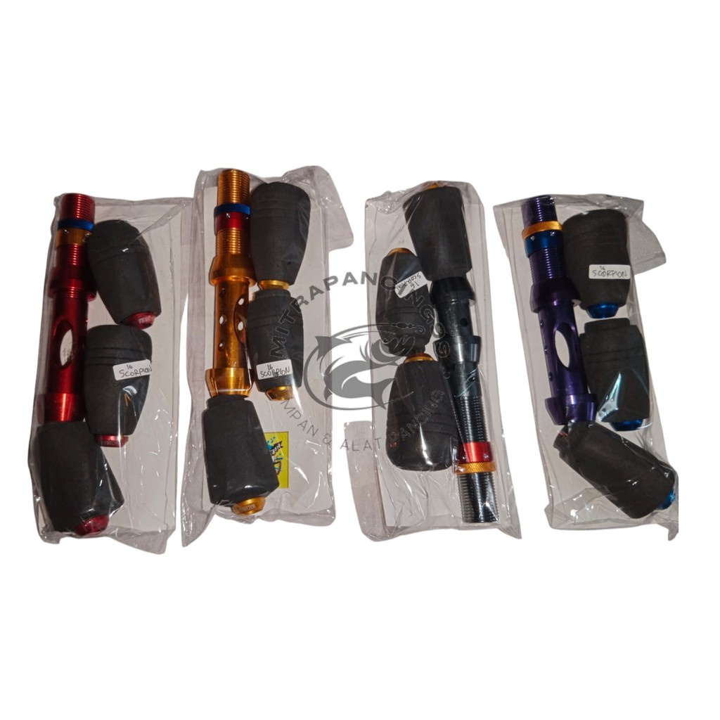 Custom Scorpion 16 Alumunium CNC - Pahul Gagang Joran