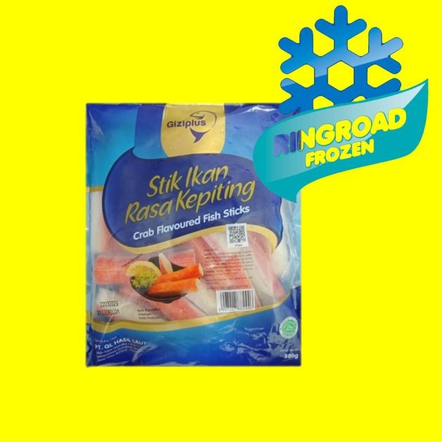

GIZIPLUS CRAB FLAVOURED FISH STICKS 500 GR