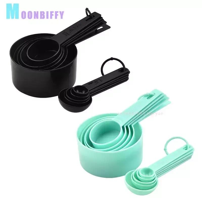 Measuring Spoon Measuring Cup Baking Tool DIY Cake Baking Powder Spoon 10 Pieces of Scale Set Plasti