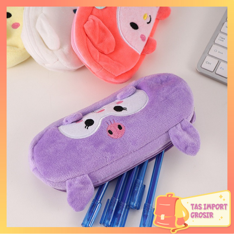 

Tas Import S6242 Tempat Pensil Plushy Karakter / Pouch Kosmetik Makeup / Kotak Pensil Bulu Halus Lucu / Pouch Fashion Aesthetic Style