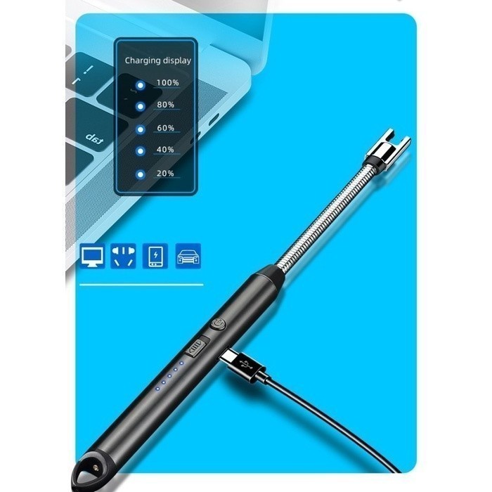 Pemantik Kompor Elektrik Pulse Lighter Usb Pemantik Elektrik Usb Cas Korek Kompor Elektrik