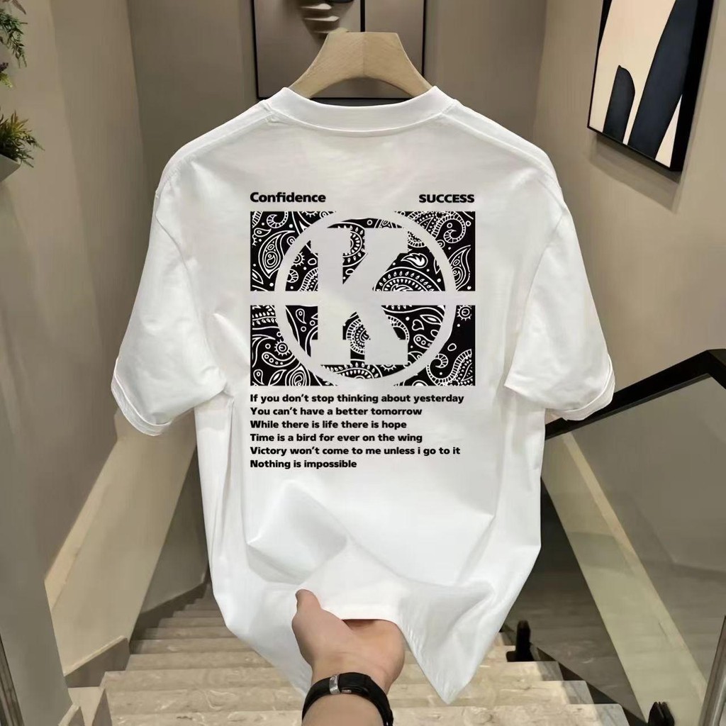 100% Katun  kaos pria merek fashion premium gaya Korea kaos viral pria kaos fashion kaos gaya Freedo