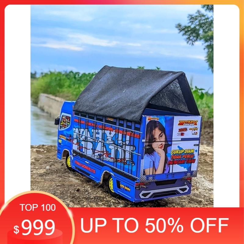 mainan anak/miniatur truk/truk oleng/miniatur truk oleng termurah