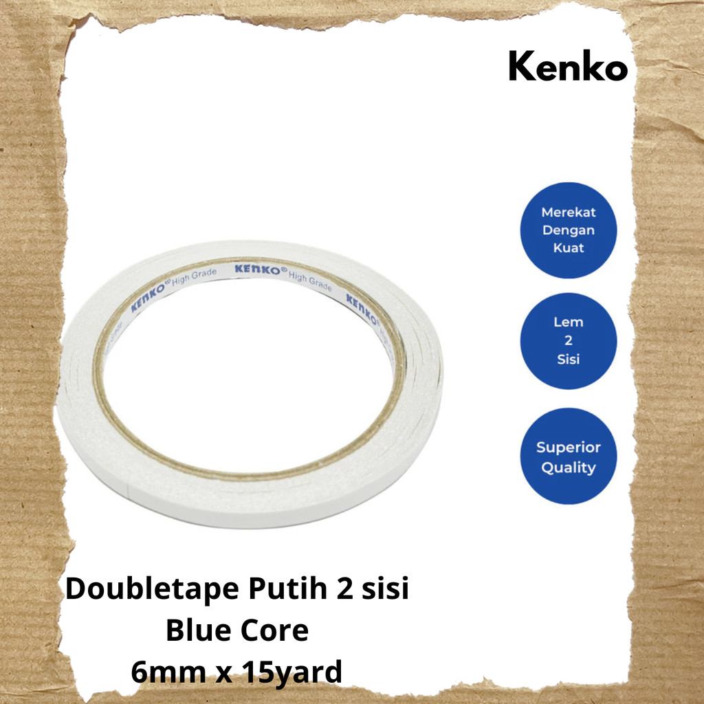 

Doubletape Kenko 6mm x 15 yard