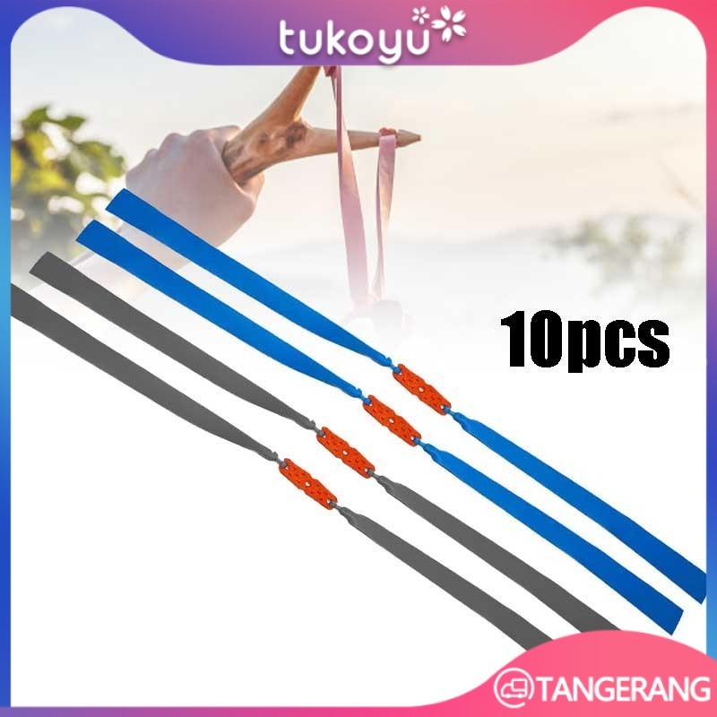 10pcs Karet Ketapel Flat Band Ukuran 0.8mm / Karet Ketapel