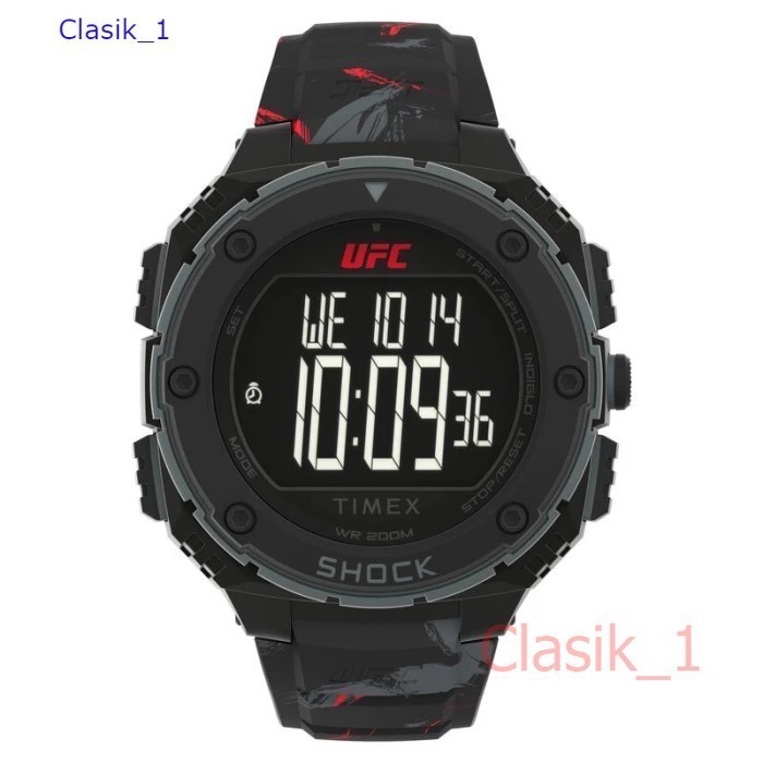 Original 100% TIMEX TW2V85100 UFC Street Shock Jam Tangan Pria